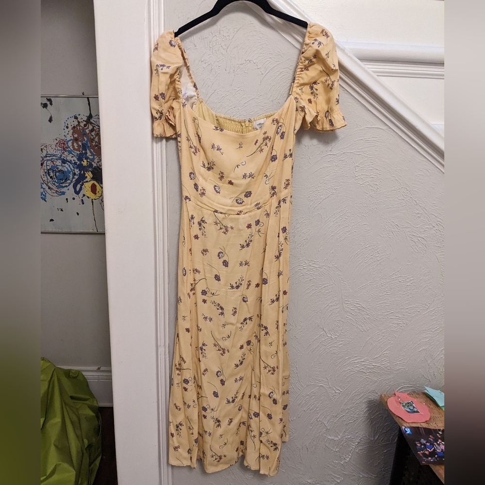 Wilfred floral maxi dress